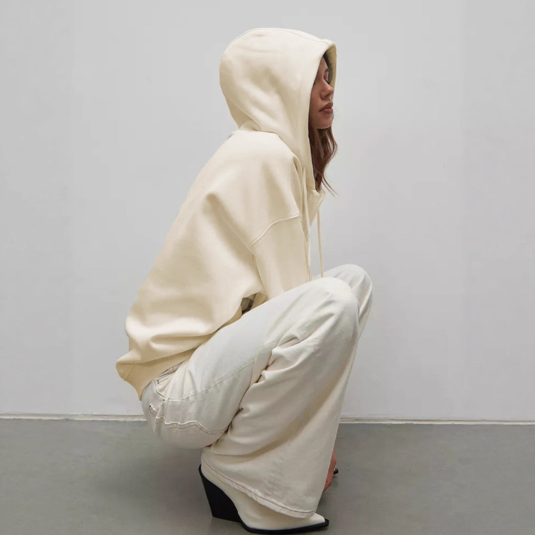 Sweat à capuche femme confortable avec une coupe extra large et un confort optimal Chic & Stil