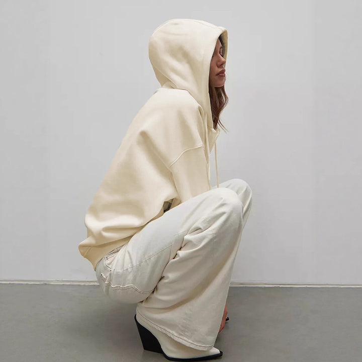 Sweat à capuche femme confortable avec une coupe extra large et un confort optimal Chic & Stil