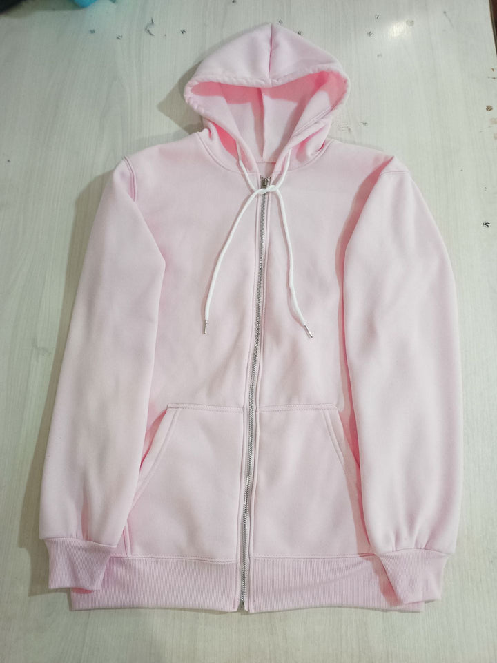 Casual hooded jacket for women with full zip Lune London