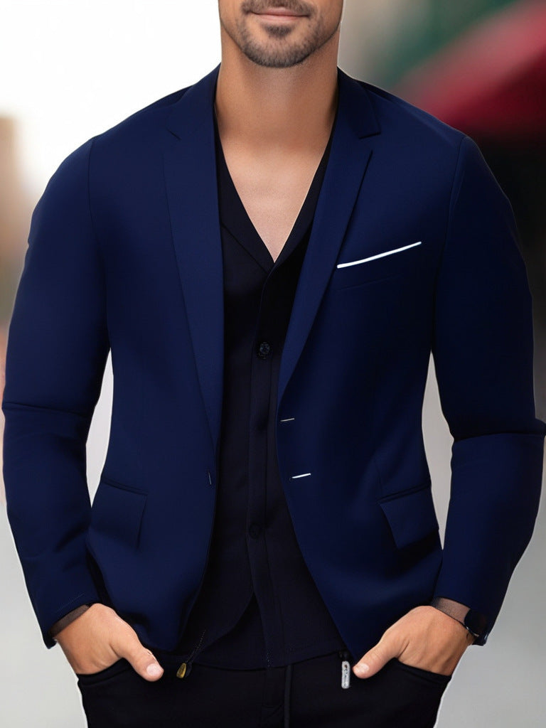 Elegant and stylish blazer for men with contrasting lapels Lune London