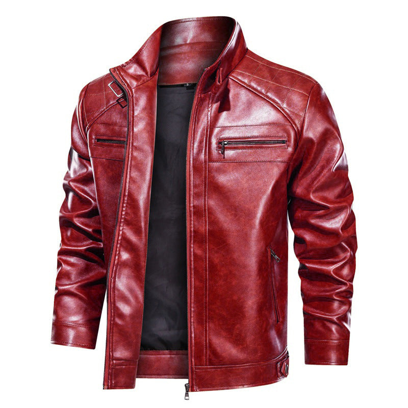 Fashionable men's motorcycle jacket with practical pockets Lune London