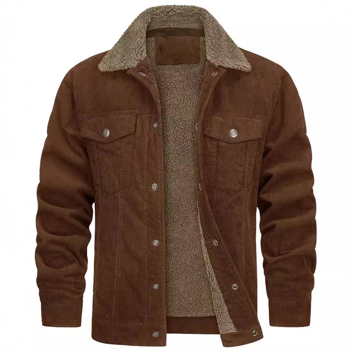 Corduroy jacket for men with fleece lining Lune London