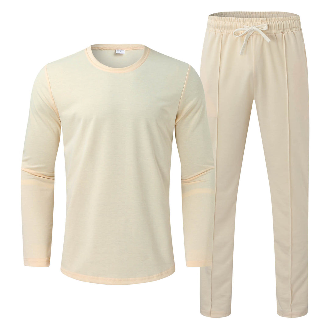Men Long Sleeve Functional T-Shirt and Comfortable Jogging Pants Lune London