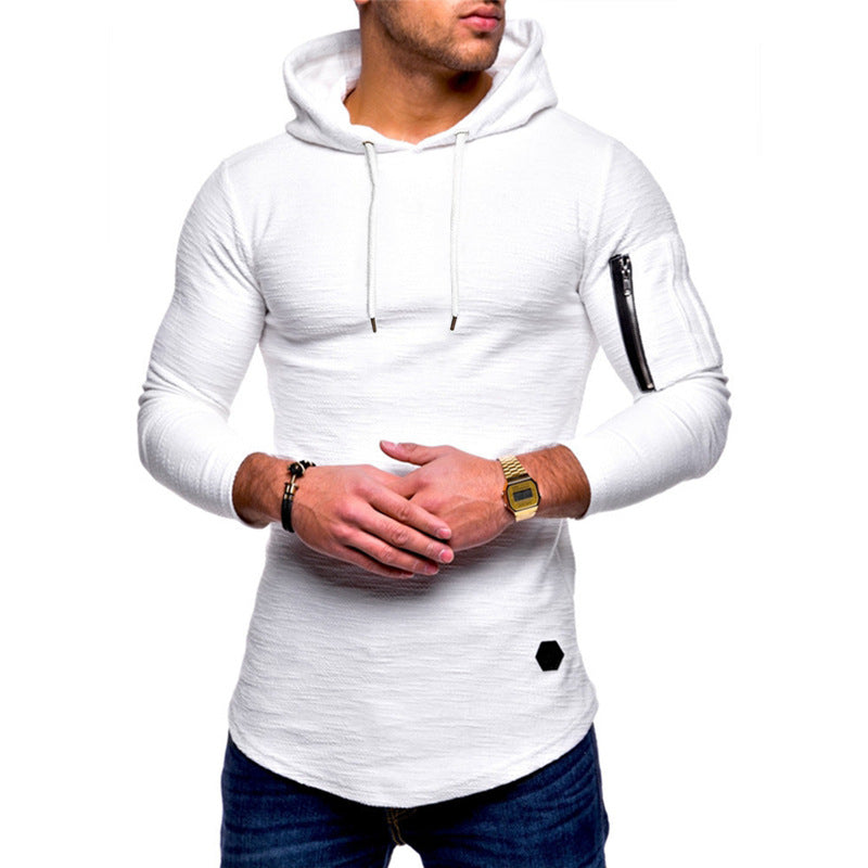 Men's Hoodie with modern zipper Lune London