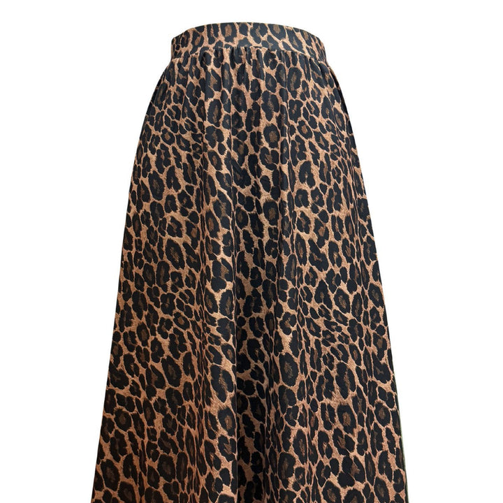Women's Maxi Skirt with Wide Waistband and Voluminous Cut Lune London