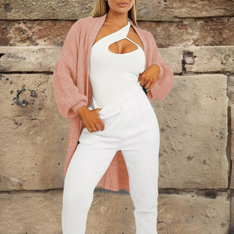 Cardigan féminin avec une texture unique et une coupe décontractée Chic & Stil