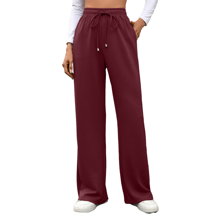 Loose cotton lounge pants for women with elastic waist Lune London