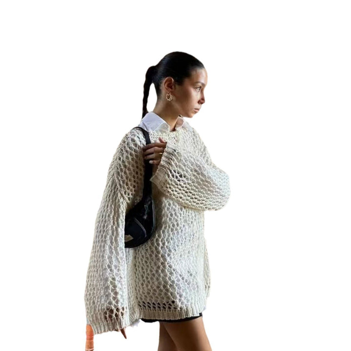 Knit sweater for women with an urban style and relaxed fit Lune London