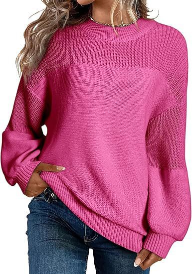 Fashion knit sweater for women with drop shoulders and casual fit Lune London