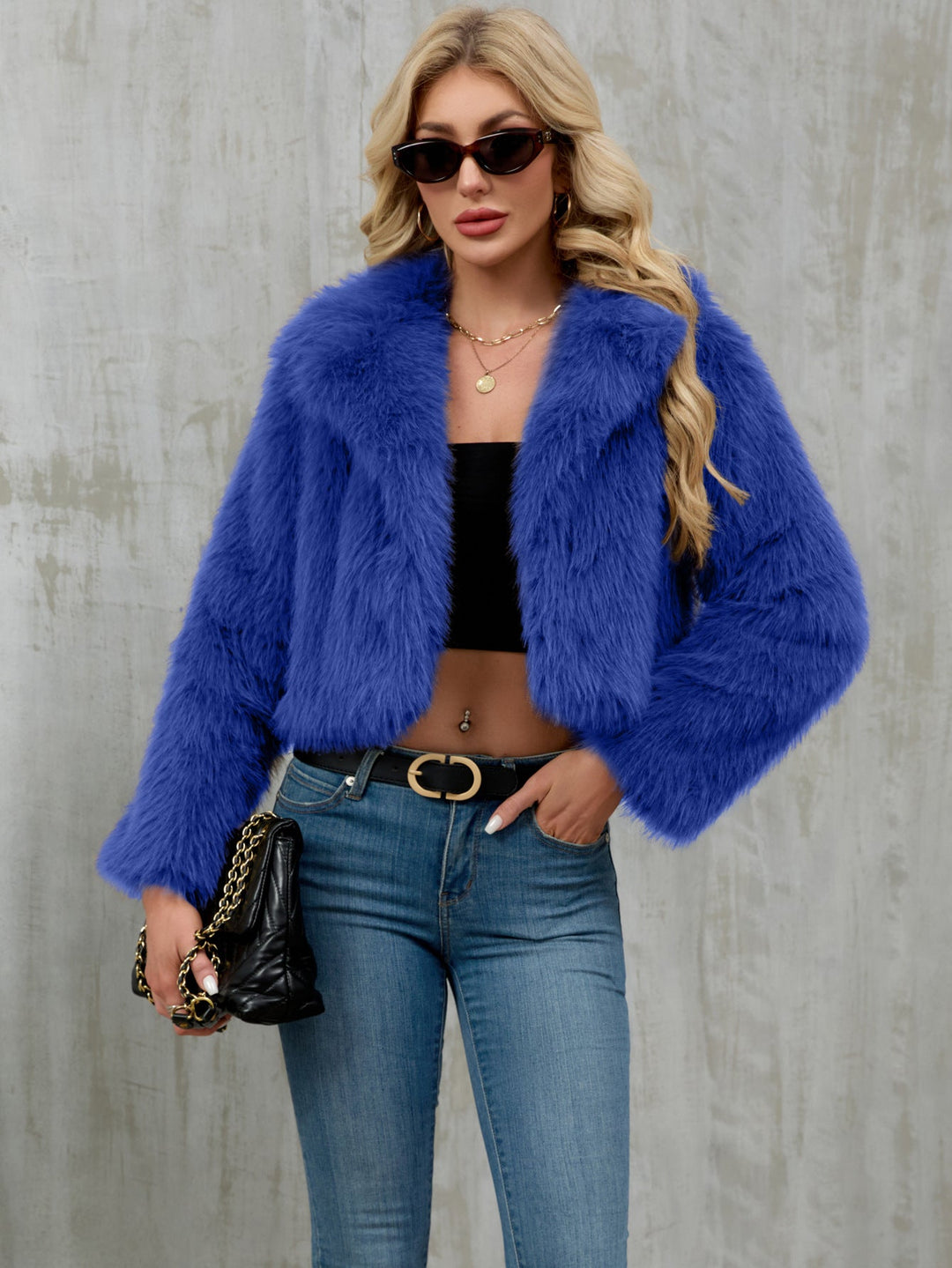 Women's Elegant Faux Fur Bolero Lune London