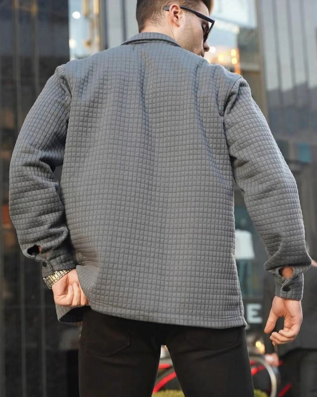 Structured overshirt jacket for men Lune London