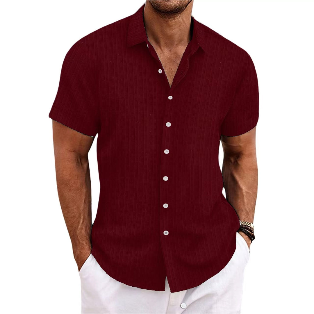 Casual short-sleeved striped shirt for men Lune London