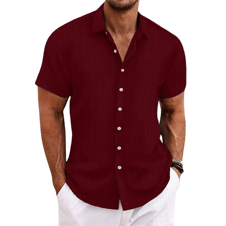 Casual short-sleeved striped shirt for men Lune London