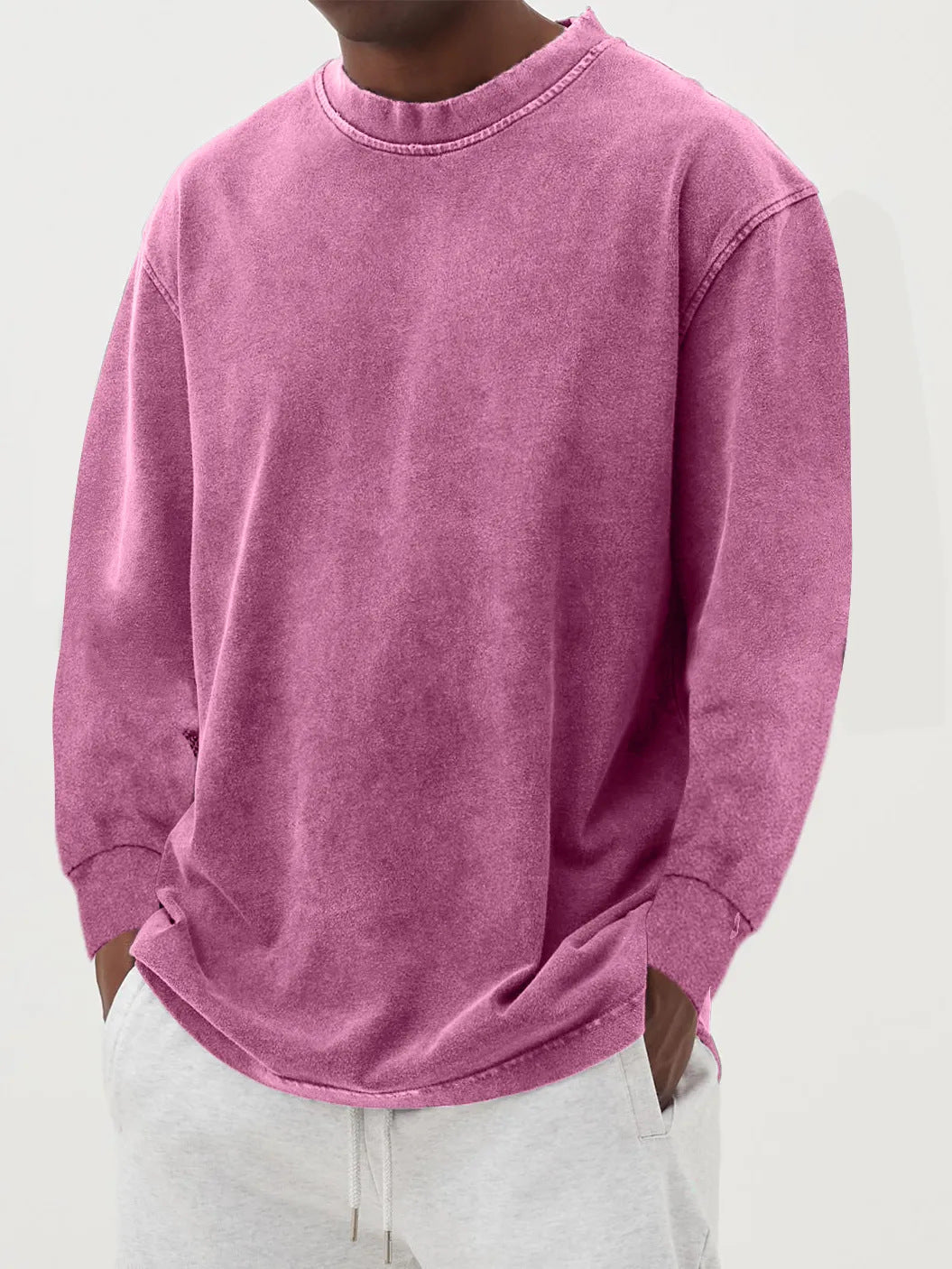 Casual oversized sweater for men in pleasant cotton blend Lune London
