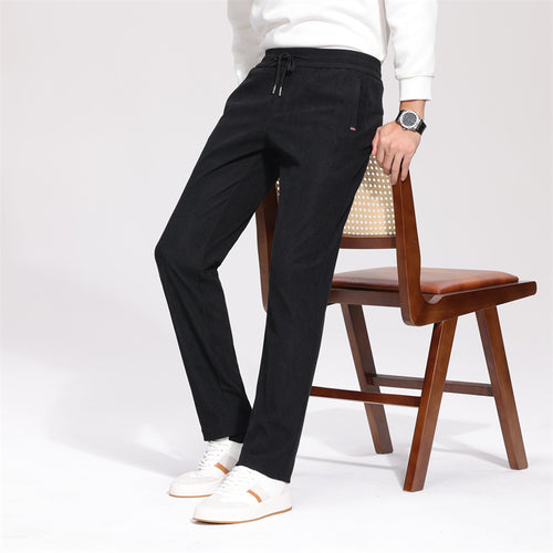 Comfortable leisure pants for men with adjustable elastic waistband Lune London