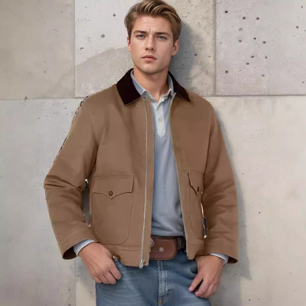 Modern utility jacket for men with practical pockets and sturdy outer material Lune London