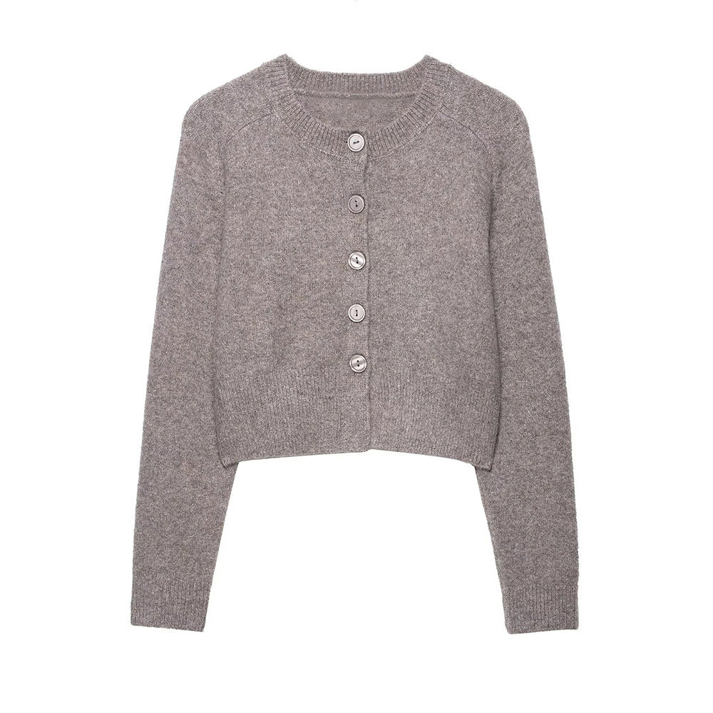Ladies warm vest with decorative buttons Lune London