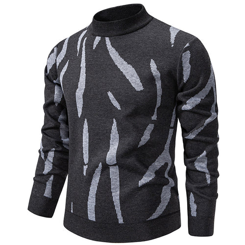 Chic and stylish graphic pattern sweater for men