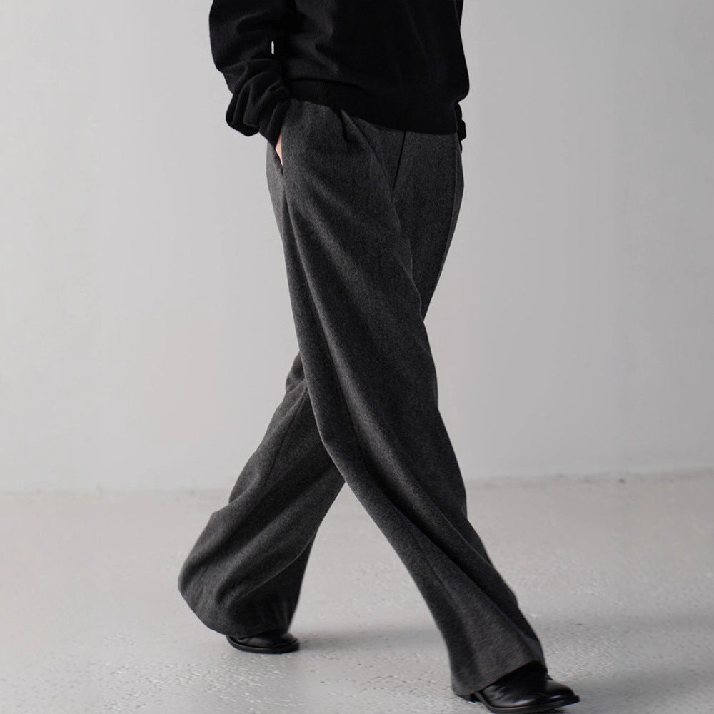 Pantalon en tissu élégant et ample pour femmes Chic & Stil