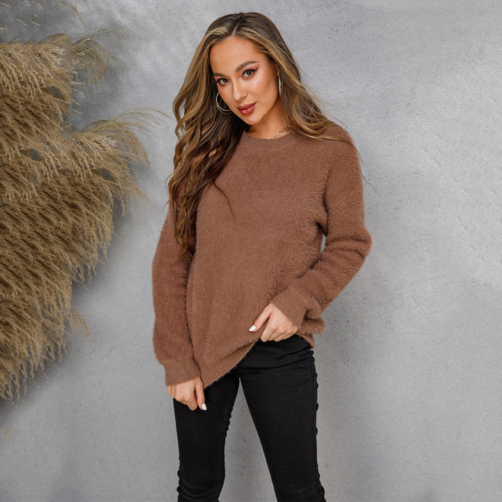 Pull-over doux en maille pour femmes avec coupe moderne Chic & Stil