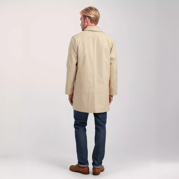 Waterproof transitional jacket for men with practical pockets Lune London