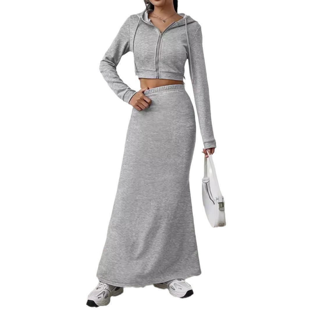 Lune London women's hoodie set and maxi skirt