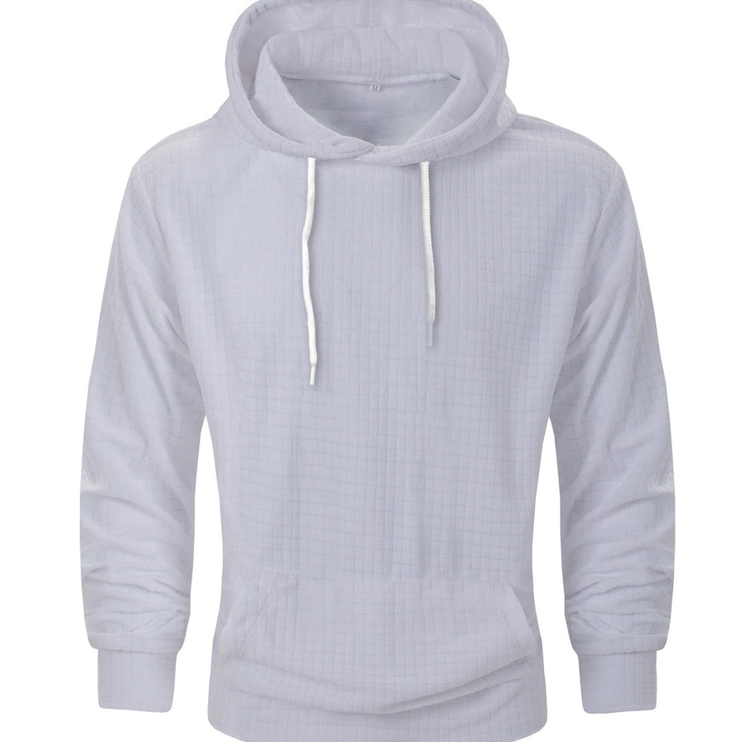 Men's casual hoodie with a fine texture design Lune London