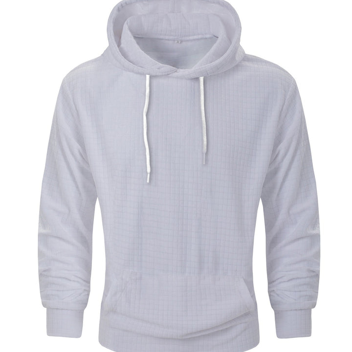 Men's casual hoodie with a fine texture design Lune London