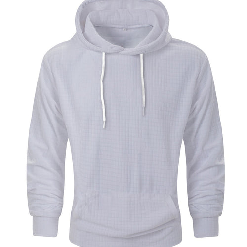 Men's casual hoodie with a fine texture design Lune London