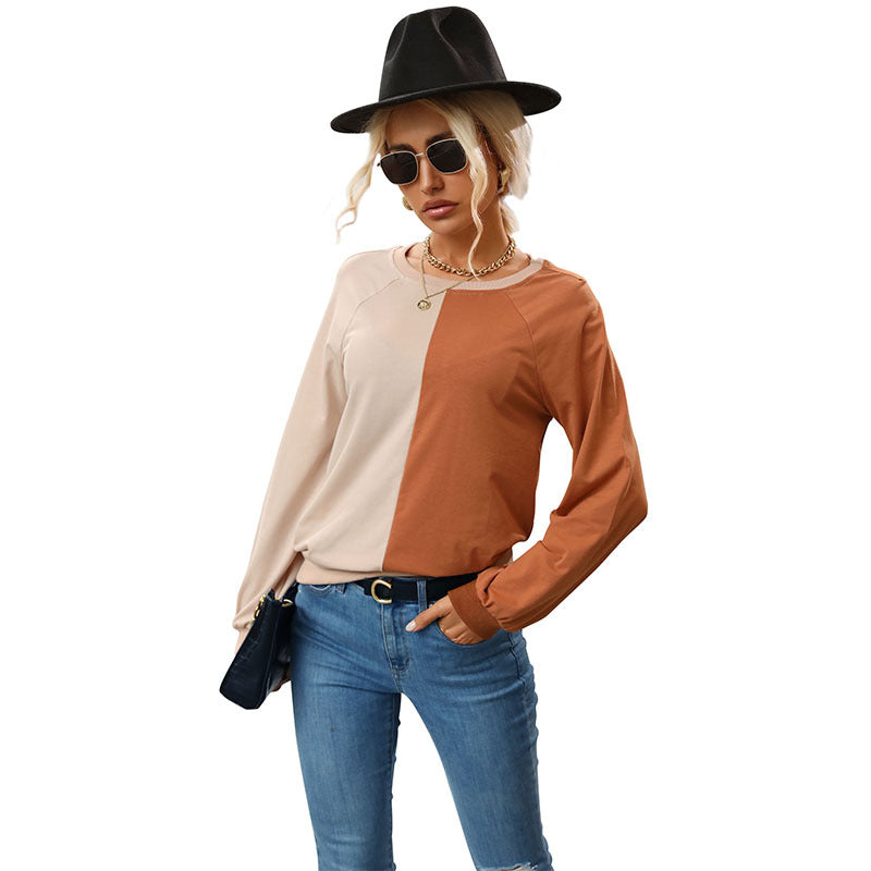 Sweat-shirt féminin à la mode avec un design tendance en color block Chic & Stil