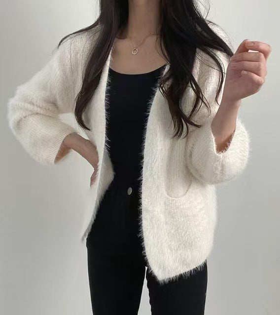 Women's open-cardi with innovative pockets Lune London