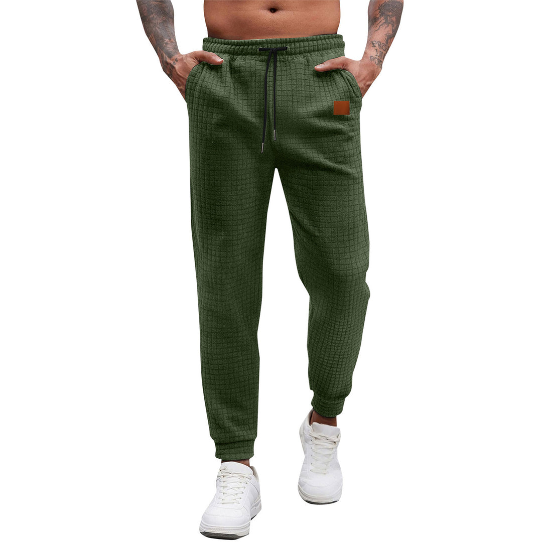 Casual men's jogging pants with elastic waistband and practical pockets Lune London