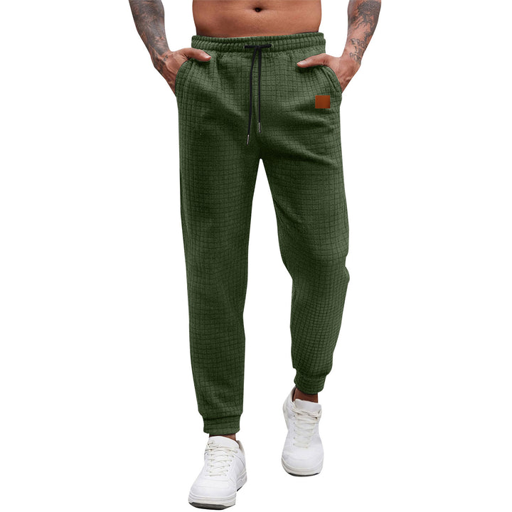 Casual men's jogging pants with elastic waistband and practical pockets Lune London