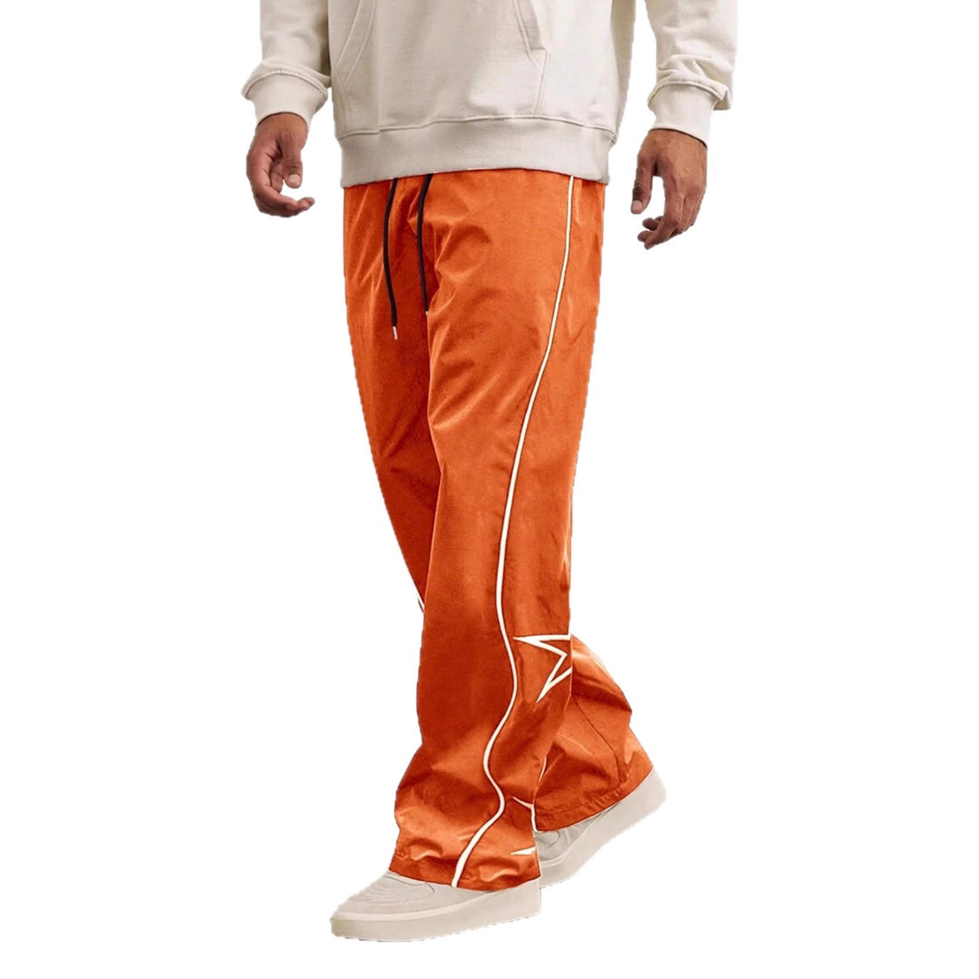 Comfortable leisure pants for men with contrasting stripes on the sides Lune London