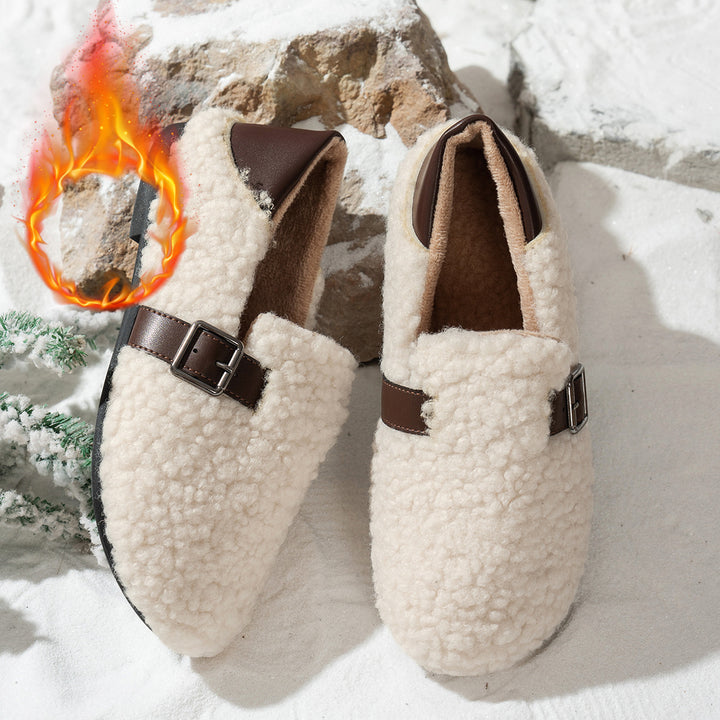 Indoor shoes for women with a plush lining Lune London