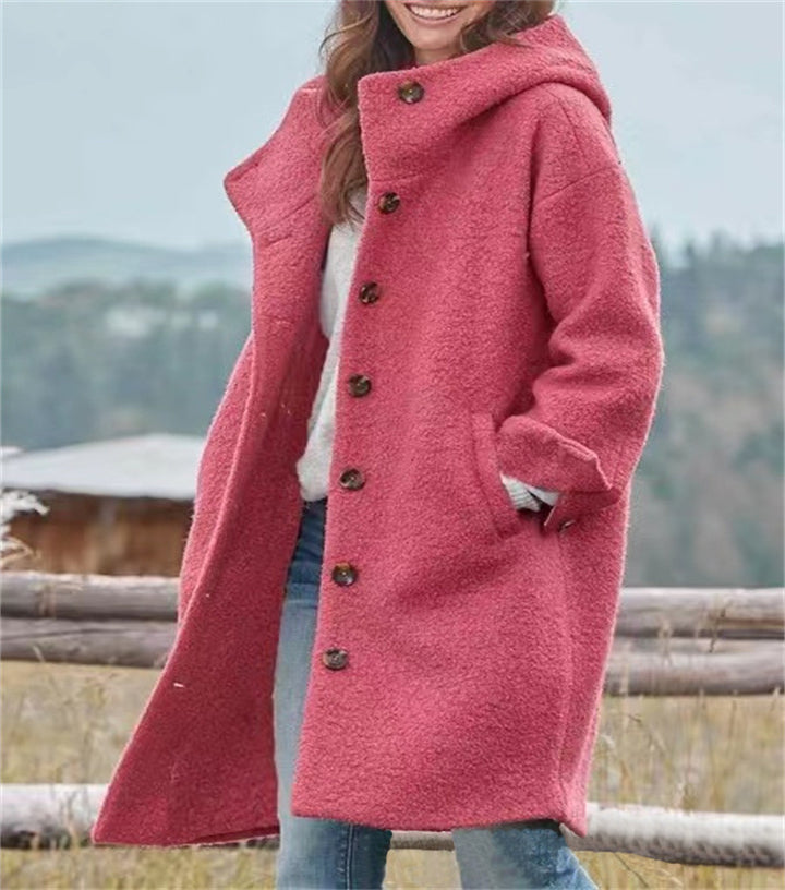 Ladies Oversized Chic Wool Coat