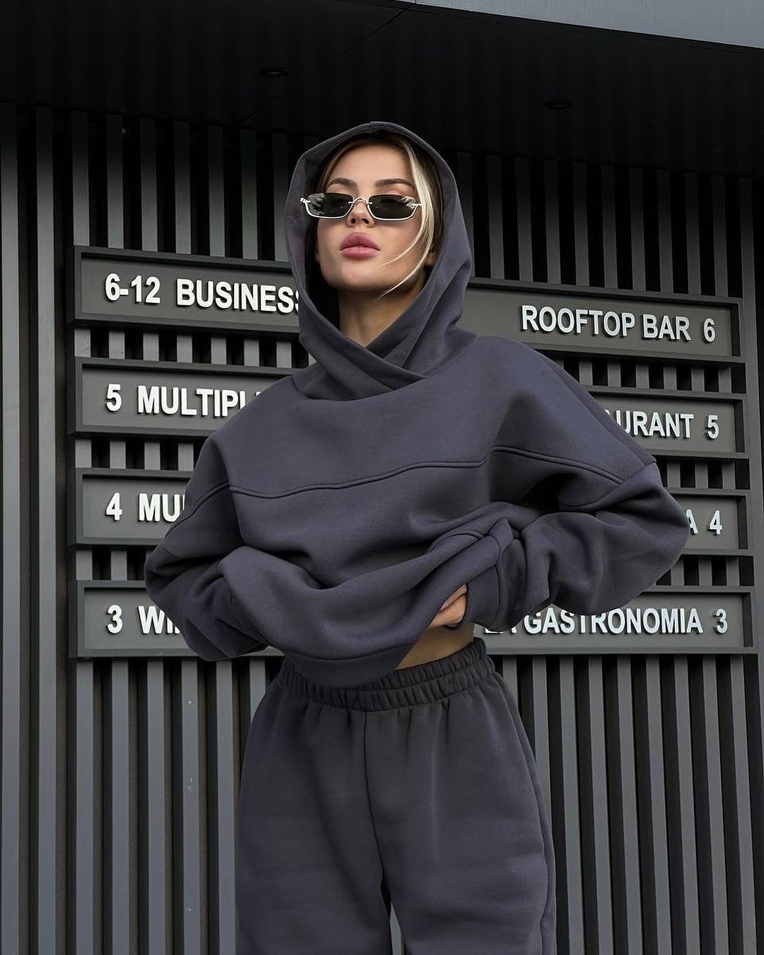 Ladies Oversized Hoodie Lune London
