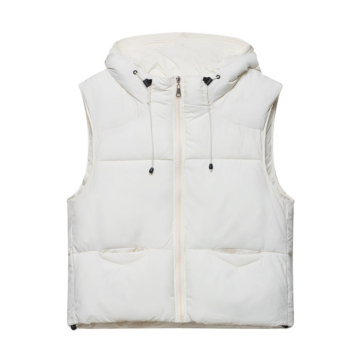 Women's vest with hood and padding Lune London
