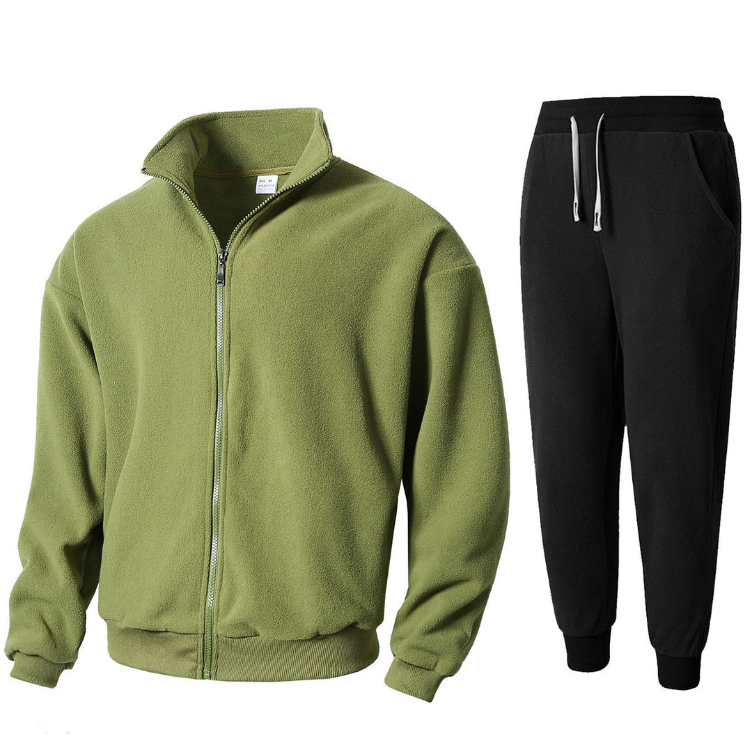 Men's Fleece Relax Suit with High Collar Lune London