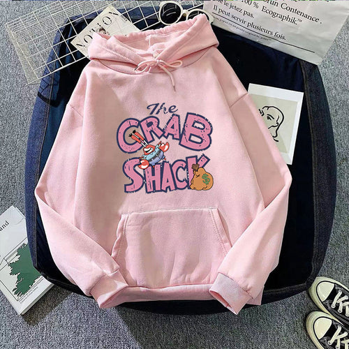 Women's hoodie with creative crab motif Chic & Style