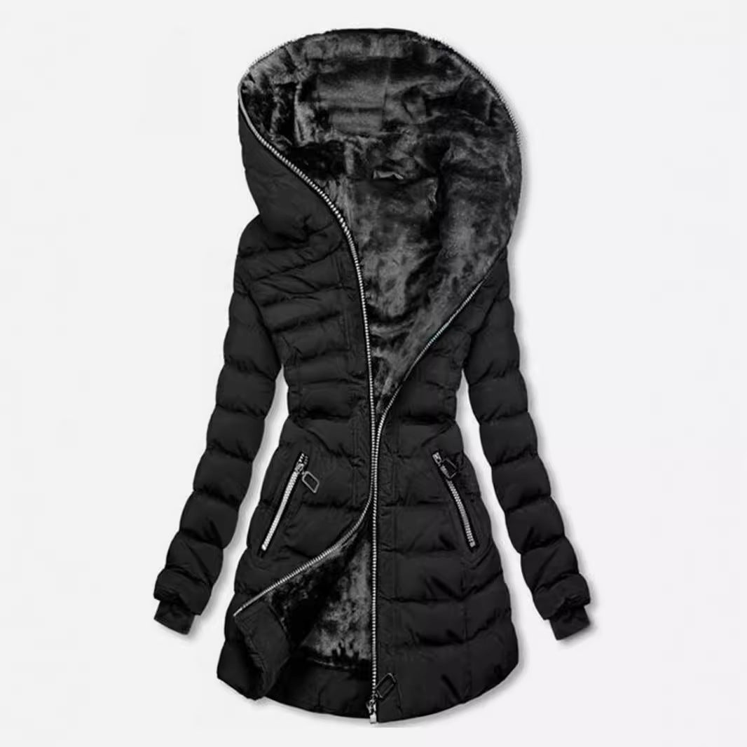 Quilted jacket for women with cozy lining and practical zipper Lune Londonl