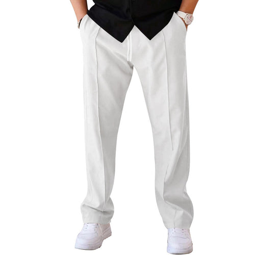 Stylish casual pants for men with a straight cut and comfortable pockets Lune London