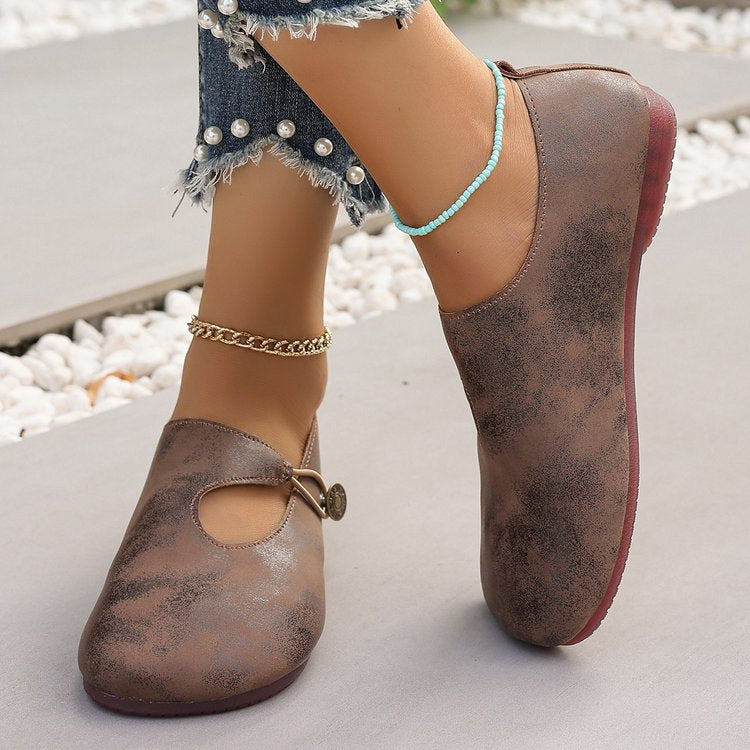 Elegant ladies Mary Jane ballerinas Lune London