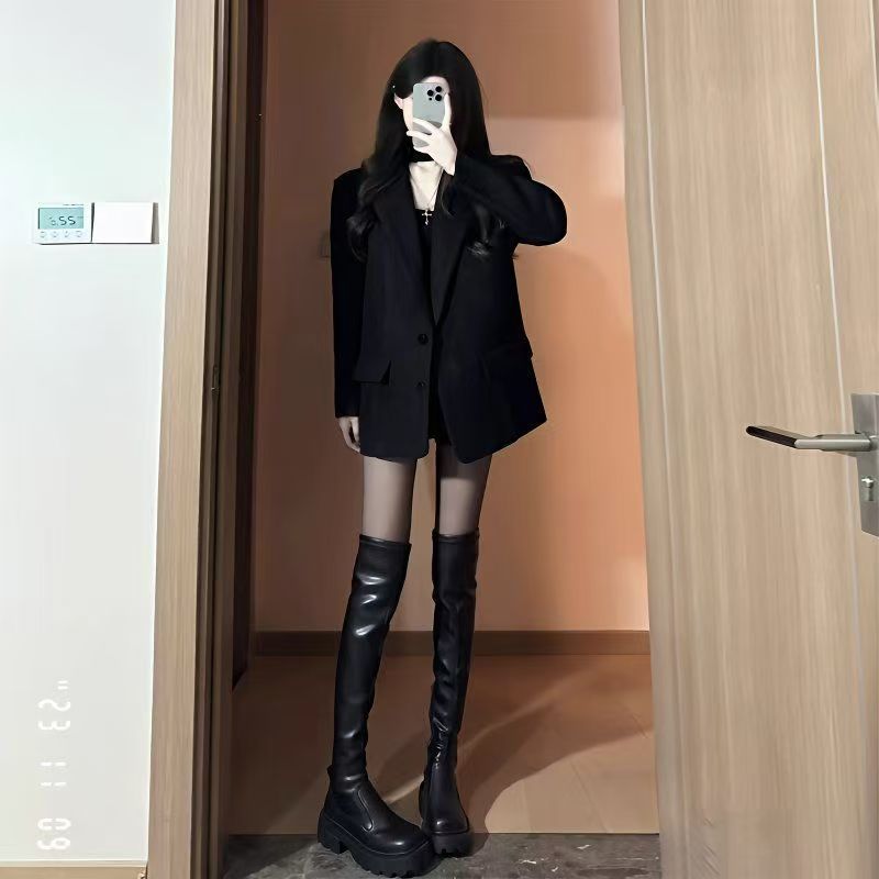 Blazer surdimensionné pour femmes avec poches Chic & Stil