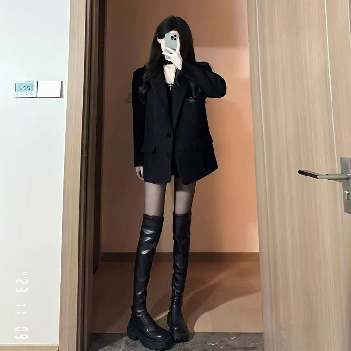 Blazer surdimensionné pour femmes avec poches Chic & Stil