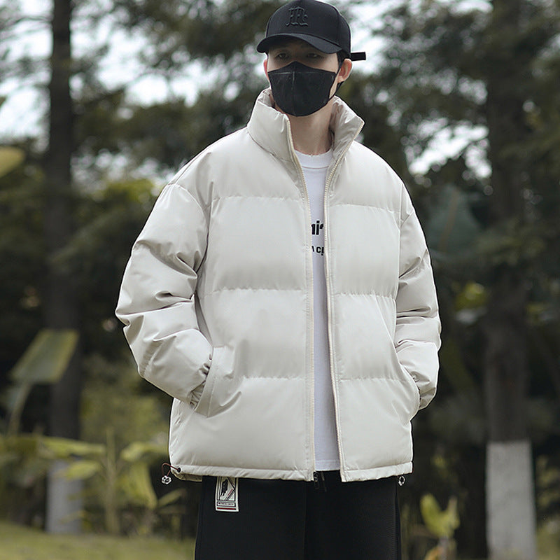 Isolated transition jacket for men with high collar Lune London