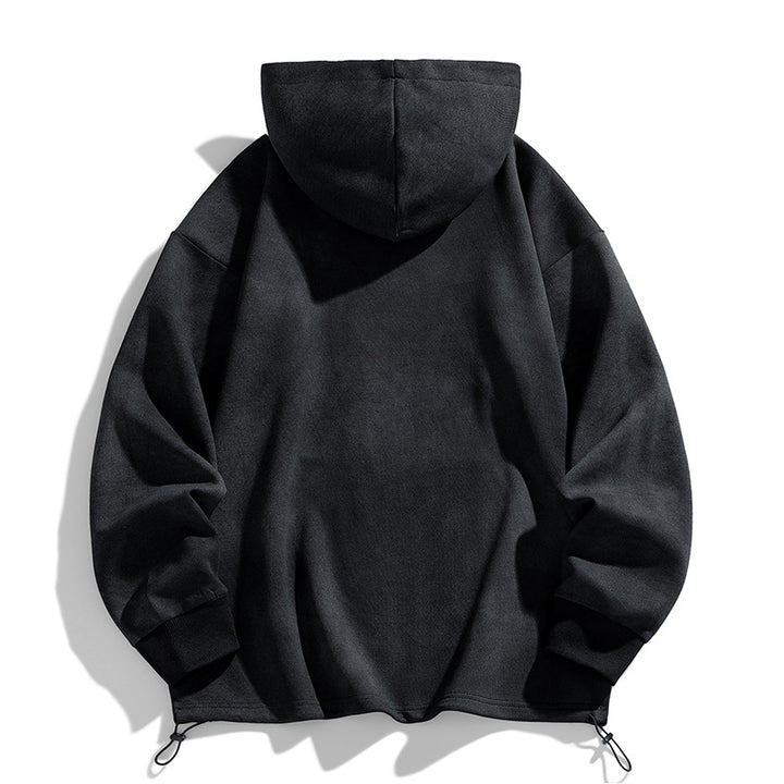 Ladies comfortable oversized hoodie with practical kangaroo pockets Lune London
