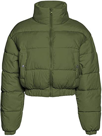 Quilted jacket for women with high collar and shorter cut Lune London