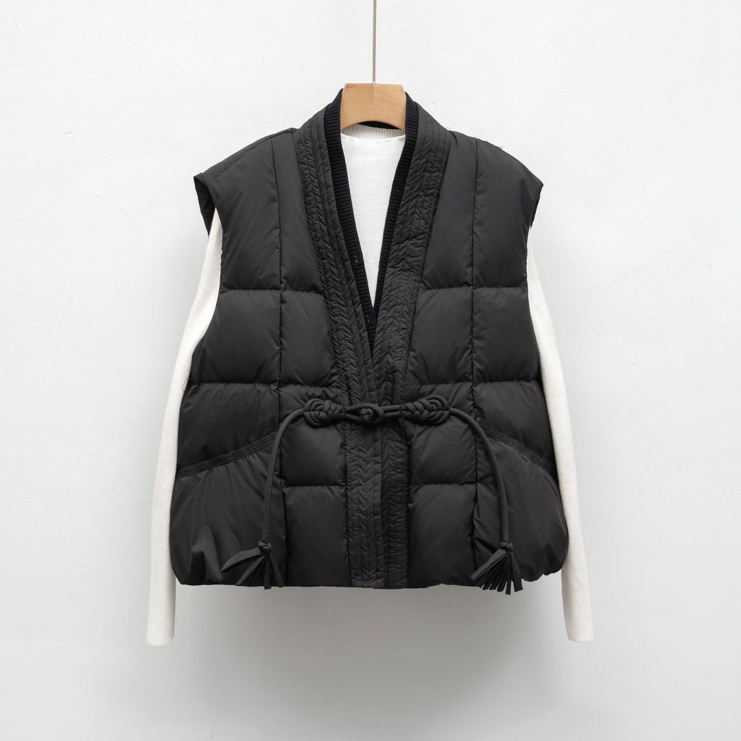 Ladies Trendy Quilted Vest Lune London