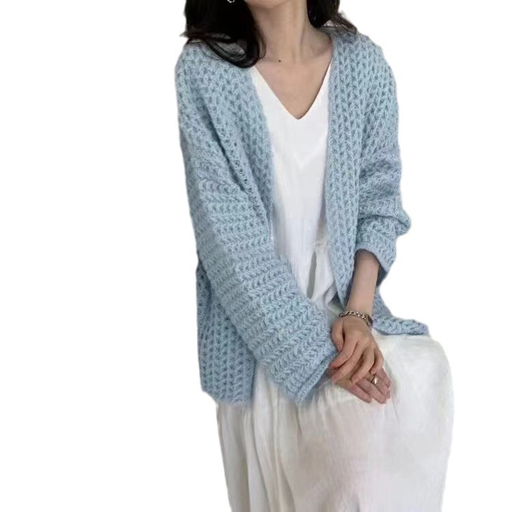 Ladies Chunky Knit Cardigan Lune London